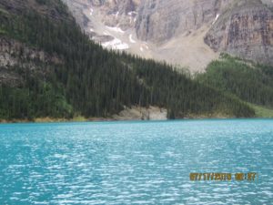 placid blue lake